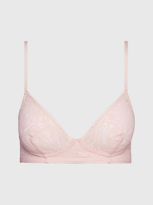 Calvin Klein USA Ultra Soft Lace Womens Bra Pink 5290841-BP